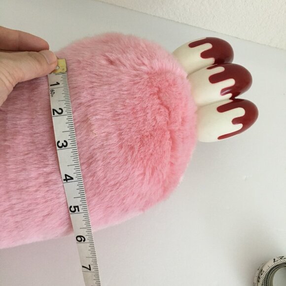 TAiTo Gloomy Bloody Bear Arm Soft Stuffed Toy Key Chain Pink - Picture 9 of 9